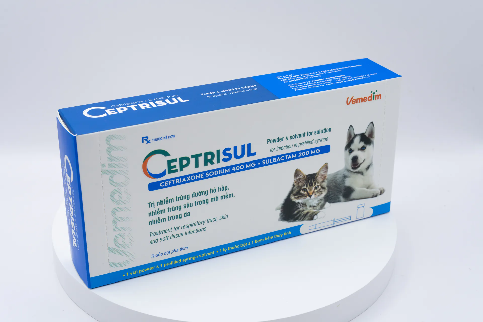 Ceptrisul pet (ống tiêm nạp sẵn)
