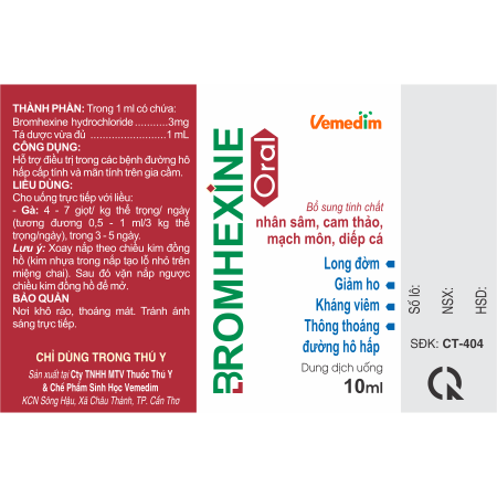 Bromhexin oral