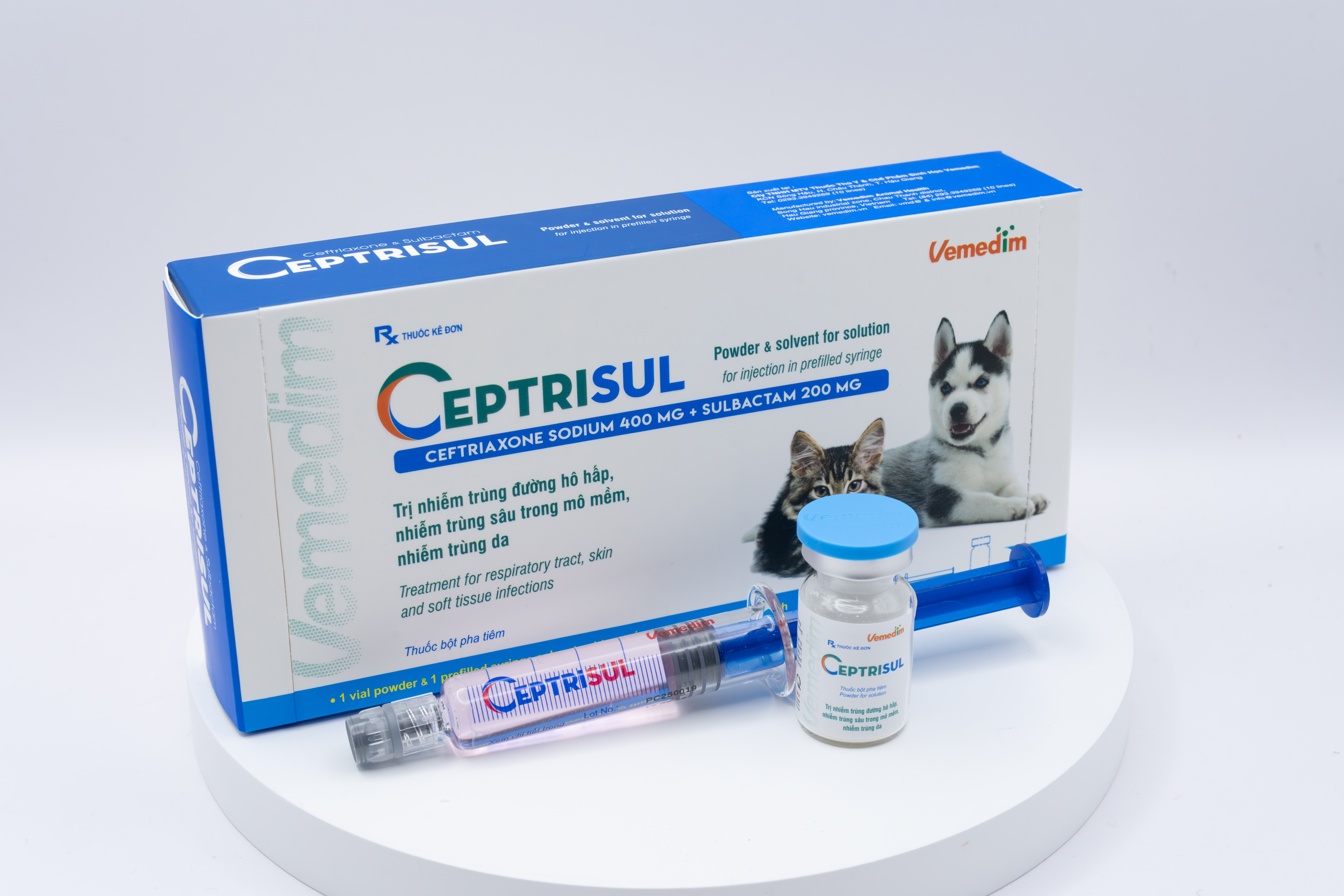 Ceptrisul pet (ống tiêm nạp sẵn)