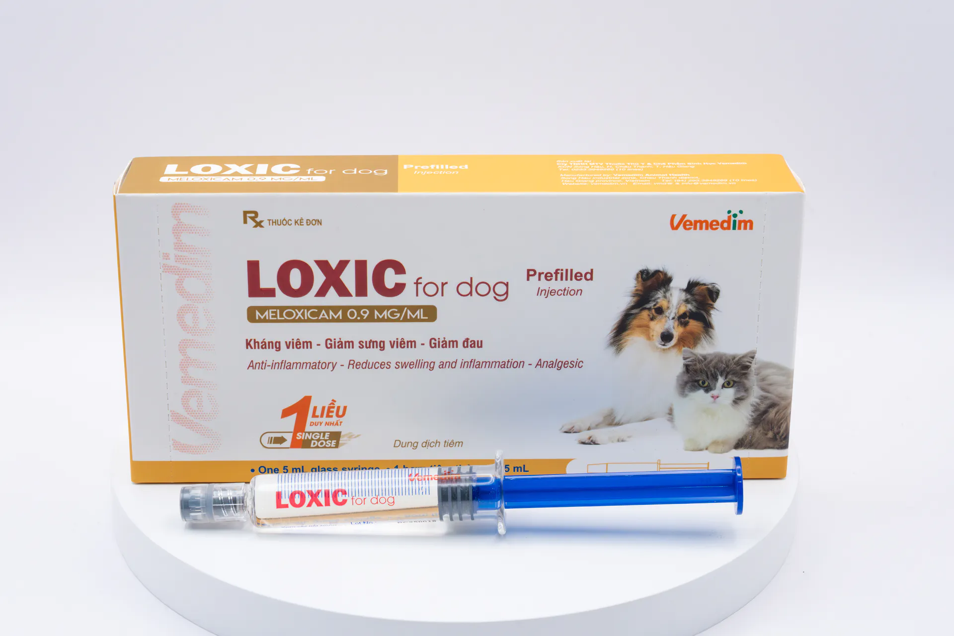 Loxic for dog (ống tiêm nạp sẵn)