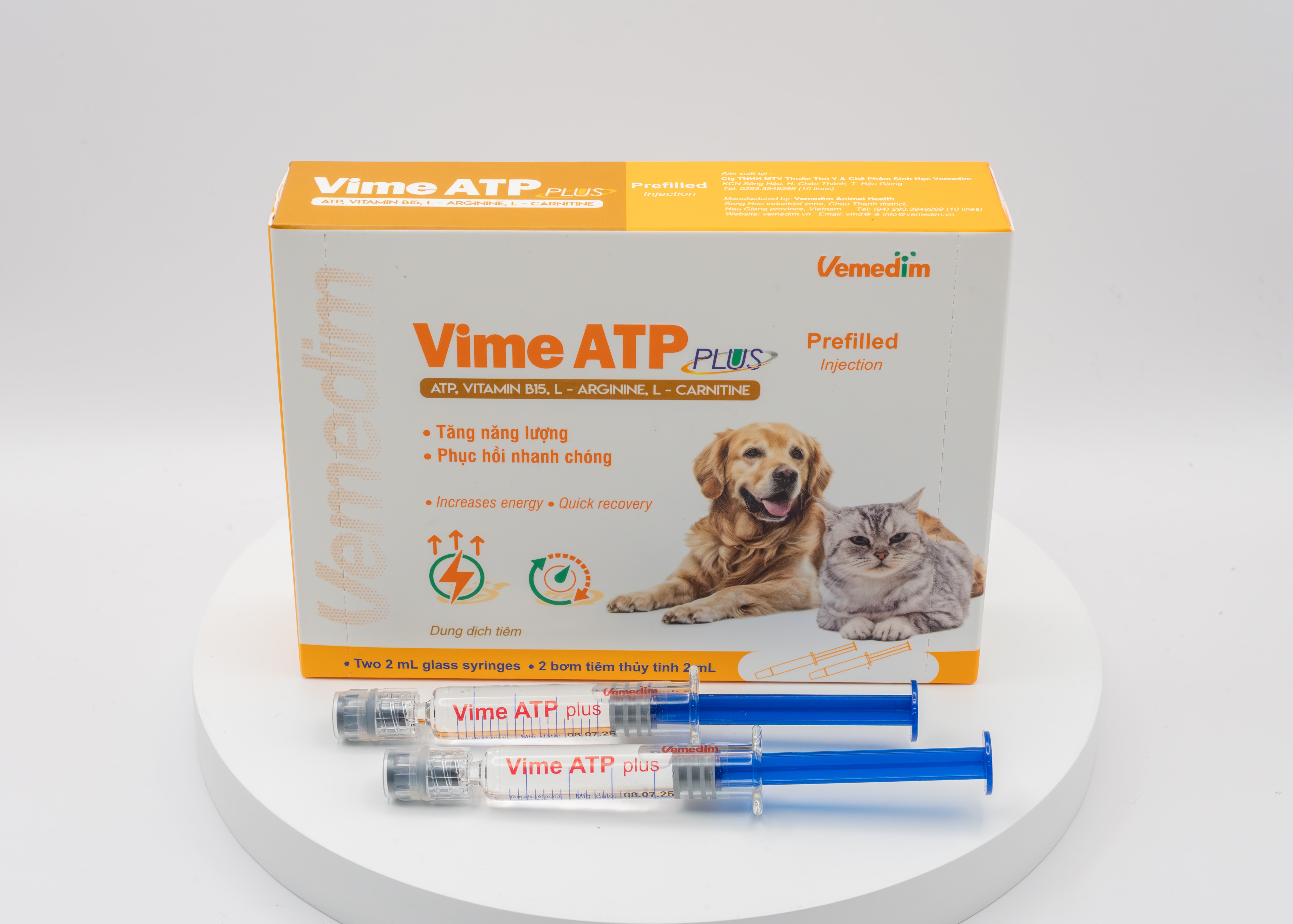 VIME ATP PLUS - THE SOLUTION FOR ANEMIC, WEAKENED DOGS AND CATS AFTER  SURGERY!