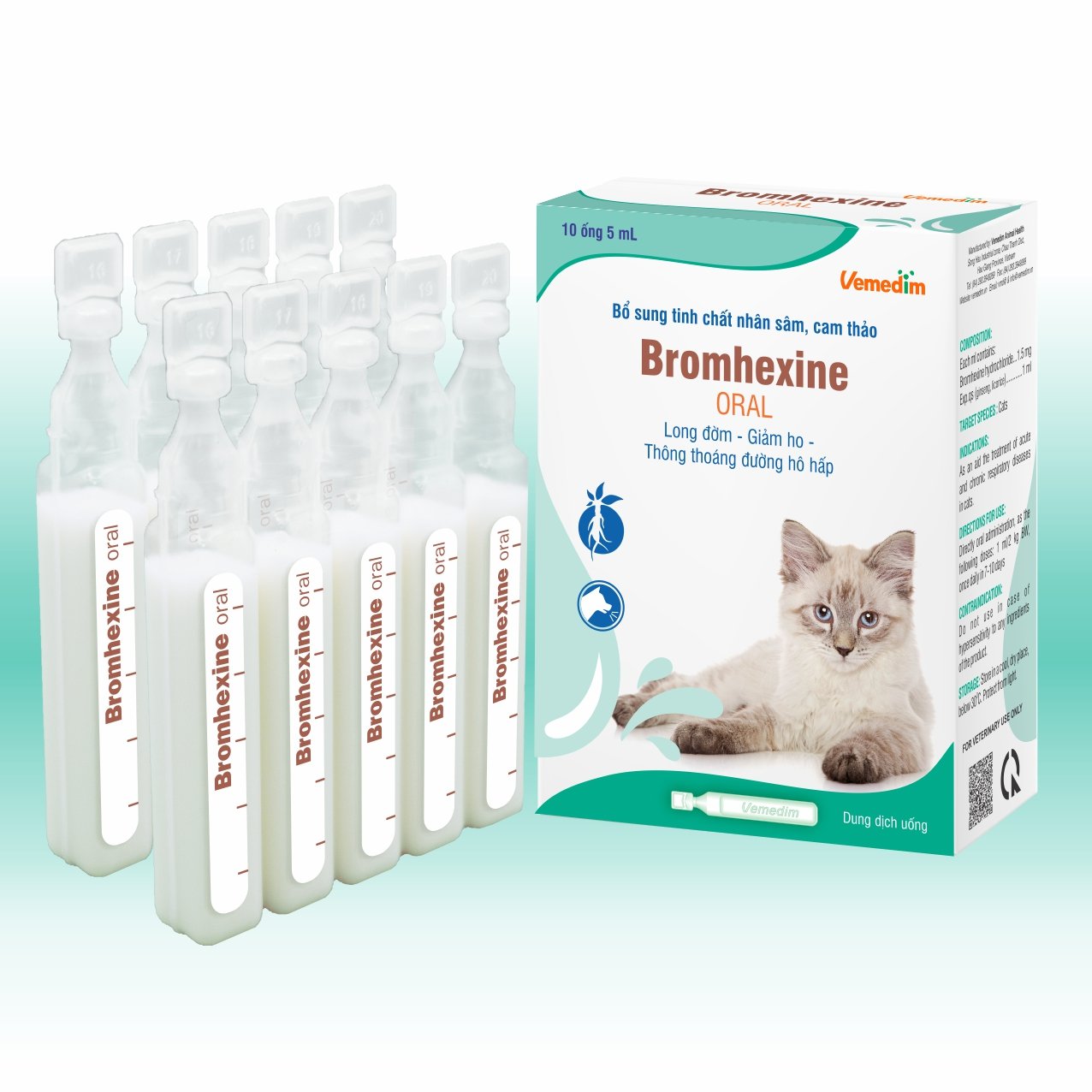 Bromhexine oral (cat)