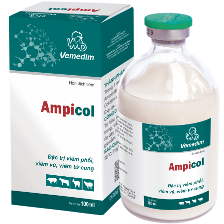 Ampicol (tiêm)